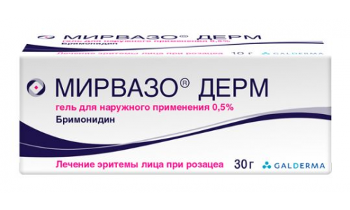 Мирвазо Дерм, гель для наружн примен 0,5% 30г