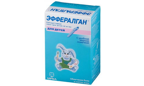 ЭФФЕРАЛГАН, РАСТВОР ОРАЛЬНЫЙ 30МГ/МЛ ФЛАКОН 90МЛ