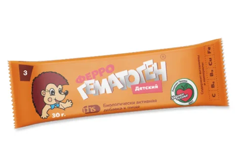Феррогематоген детский пастилка, жев 30г
