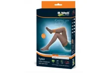 Чулки 2 кл компрес р.2 JW-222 прозрачные натурал