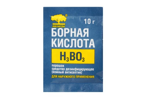 Борная кислота, порошок дезинфицир 10г