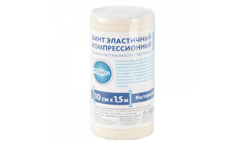 Клинса бинт эласт СР 1,5мX10см с застежками