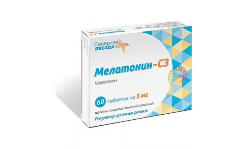 Мелатонин СЗ, таблетки ппо 3мг №60