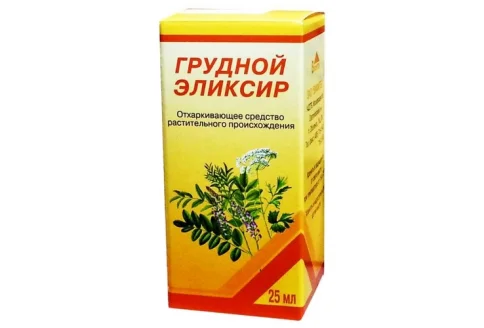 Грудной, эликсир, раствор для внутр примен фл 25мл