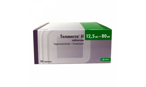 Телмиста Н, таблетки 12,5мг+80мг №84 фото 2