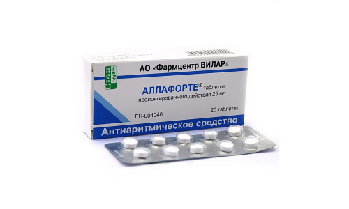Аллафорте таб пролонг действия 25мг №20