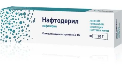 Нафтодерил, крем для наруж примен 1% 30г