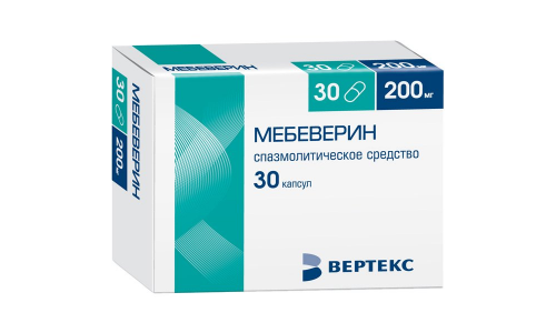 Мебеверин, капсулы пролонг действия 200мг №30