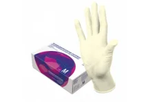 Перчатки смотр латексные Top Glove р.M пар №50 н/стер опудр