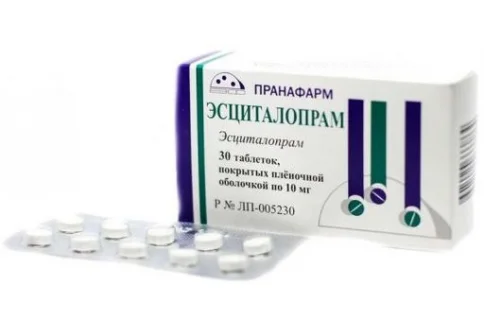 Эсциталопрам, таблетки ппо 10мг №30