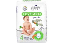 Белла Бэби Хэппи трусики-подгузники для детей р.4 №12 8-14 кг
