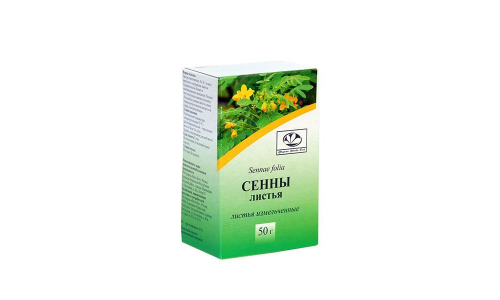 Сенна листья, пачка 50г