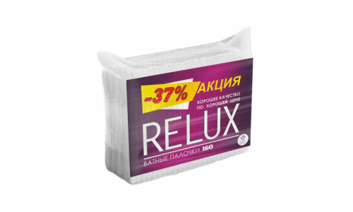 Ватные палочки Релюкс №160 пакет