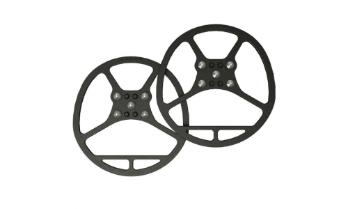 Ледоходы насадки д/обуви съемные р.L черные круглые шипы