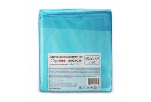ЭлараKids пеленки впитыв 60X90см №5 эконом
