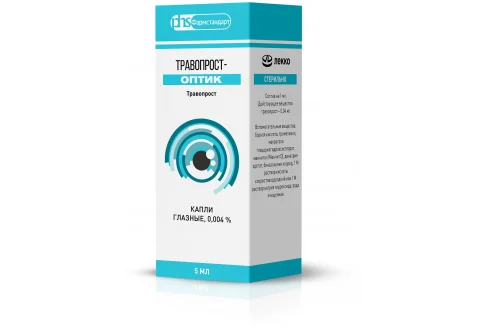 Травопрост-Оптик, капли глазн 0,004% 5мл