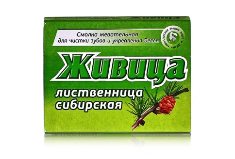 Живица смолка, жев листвен №5