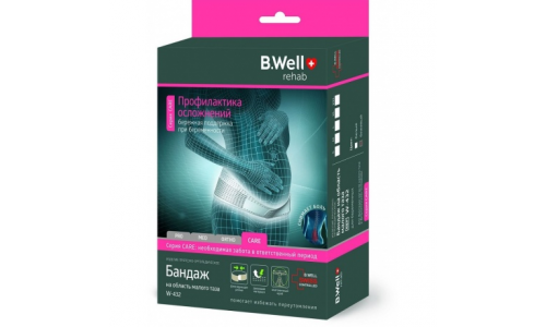 Бандаж для беременных W-432 p.S белый