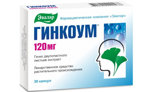 Гинкоум, капсулы 120мг №30