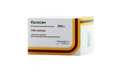 Урсосан, капсулы 250мг №100