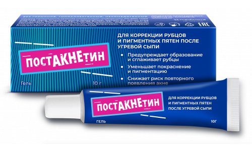 Постакнетин гель косметич 10г