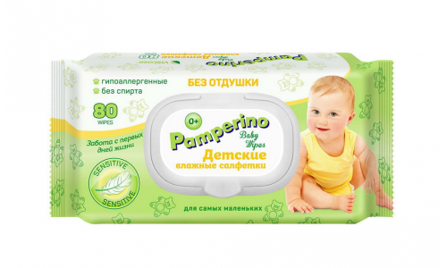 Памперино салфетки влаж для детей 80шт б/отдушки