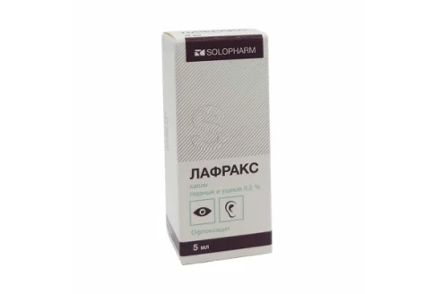 Лафракс, капли глазн и ушн 0,3% 5мл