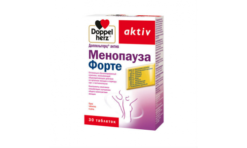 Доппельгерц Актив Менопауза Форте, таблетки №30