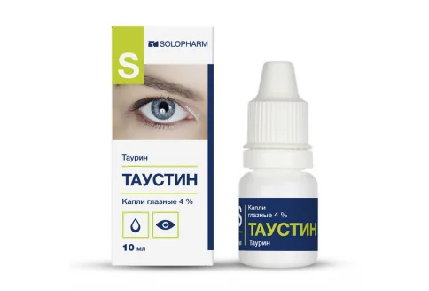 Таустин, капли глазн 4% 10мл