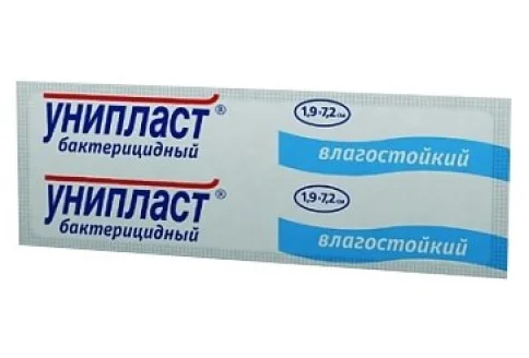 Унипласт пластырь бактерицидный 1,9смX7,2см влагостойкий