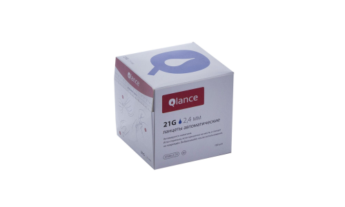 Ланцет Olance 21G 2.4мм №100 синий