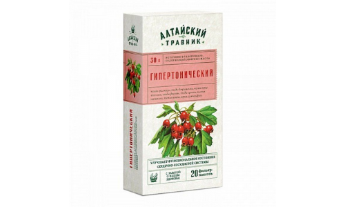 Фиточай Алтайский Травник 1,5г №20 гипертонический