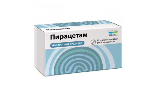 Пирацетам, таблетки ппо 400мг №60