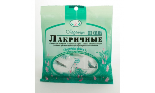 Леденцы лакричные б/сахара 50г