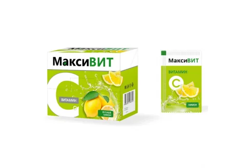 Максивит напиток с вит С вкус лимона саше пак 16г №10