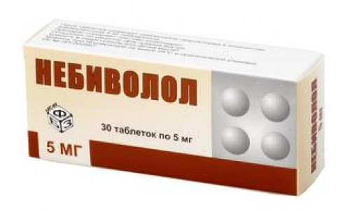 Небиволол, таблетки 5мг №30