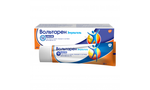 Вольтарен Эмульгель, гель для наруж примен 2% 30г