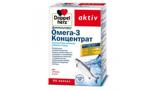 Доппельгерц Актив Омега-3 Концентрат, капсулы №60