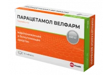 Парацетамол Велфарм, таблетки 500мг №30