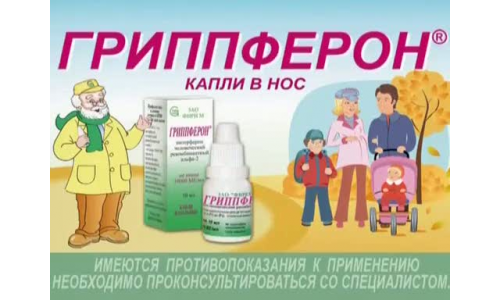 Гриппферон, капли наз 10000МЕ/мл фл-кап 10мл №1 фото 6