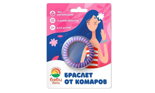 Дэта бэби браслет от комаров с 3-х лет