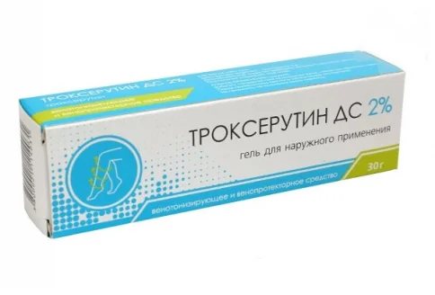 Троксерутин ДС, гель для наруж примен 2% 30г