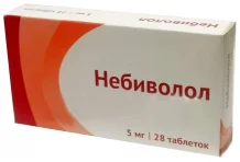 Небиволол, таблетки 5мг №28