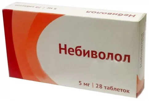 Небиволол, таблетки 5мг №28