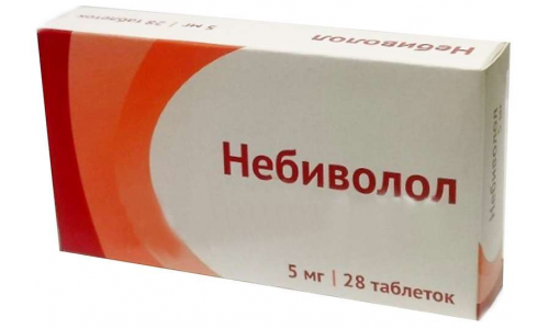 Небиволол, таблетки 5мг №28