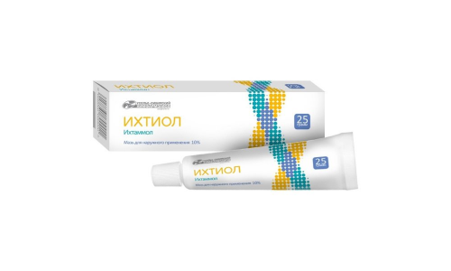 Ихтиол мазь, 10% 25г туба
