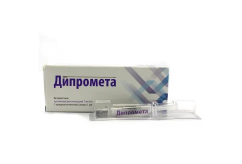 Дипромета, суспензия для ин 7мг/мл шпр+игл встроен 1мл