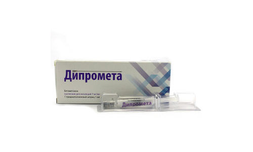 Дипромета, суспензия для ин 7мг/мл шпр+игл встроен 1мл