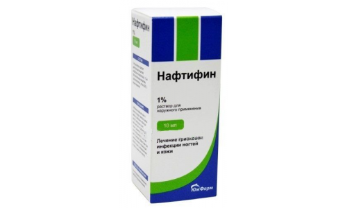 Нафтифин р-р д/наруж примен 1% 10мл