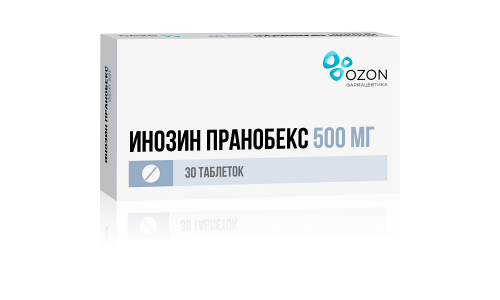 Инозин Пранобекс, таблетки 500мг №30
